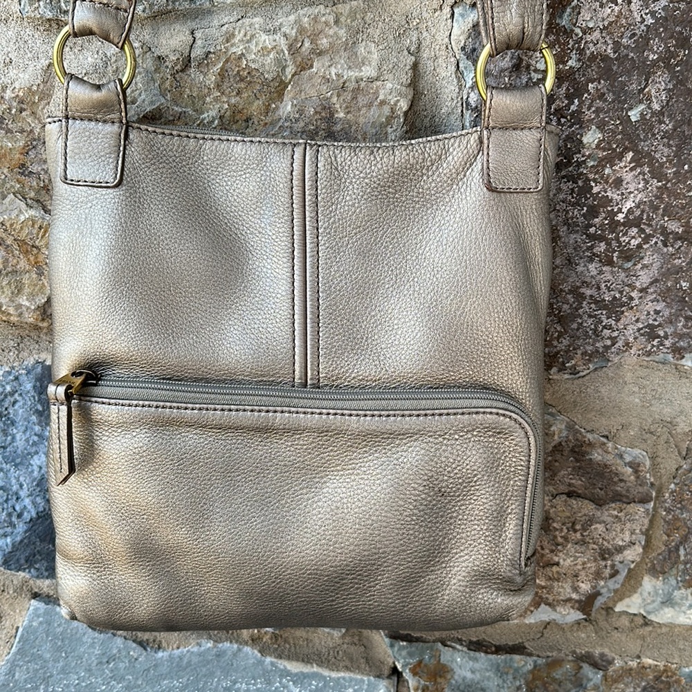 Fossil leather messenger bag - Picture 6 of 6